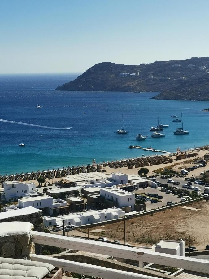 Villa Viktoria In Elia Beach, Mykonos Mykonos Town Екстериор снимка